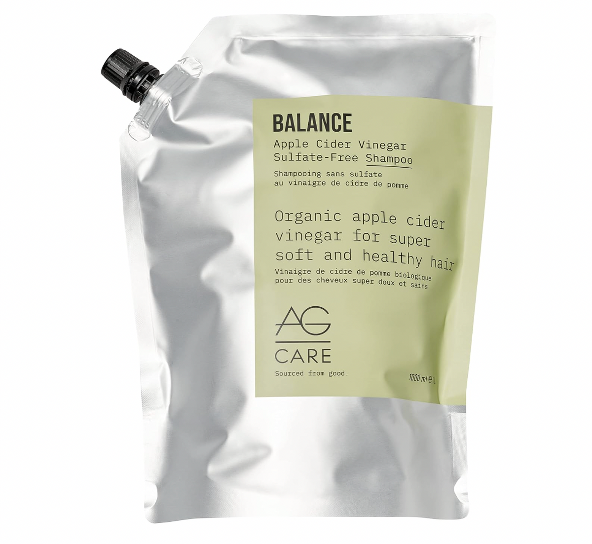 AG Care - Balance Apple Cider Vinegar Sulfate-Free Shampoo 1L Pouch
