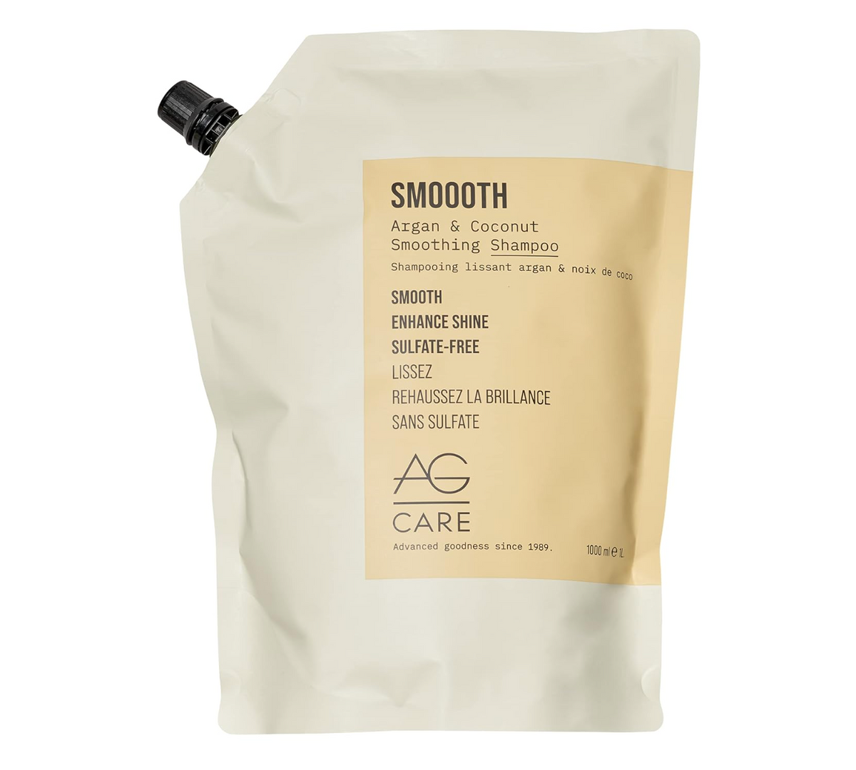 AG Care - Smoooth Argan & Coconut Smoothing Shampoo 1L Pouch