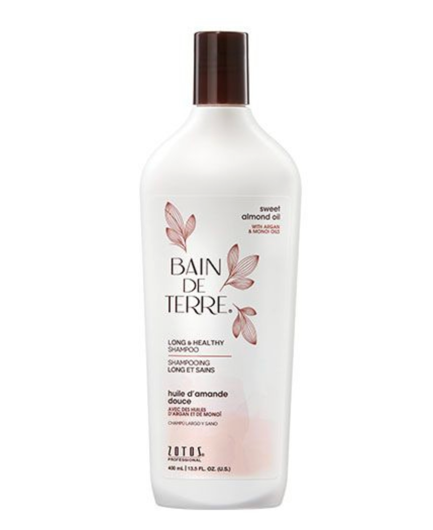 Bain de Terre - Sweet Almond Oil Long & Healthy Shampoo 400ml
