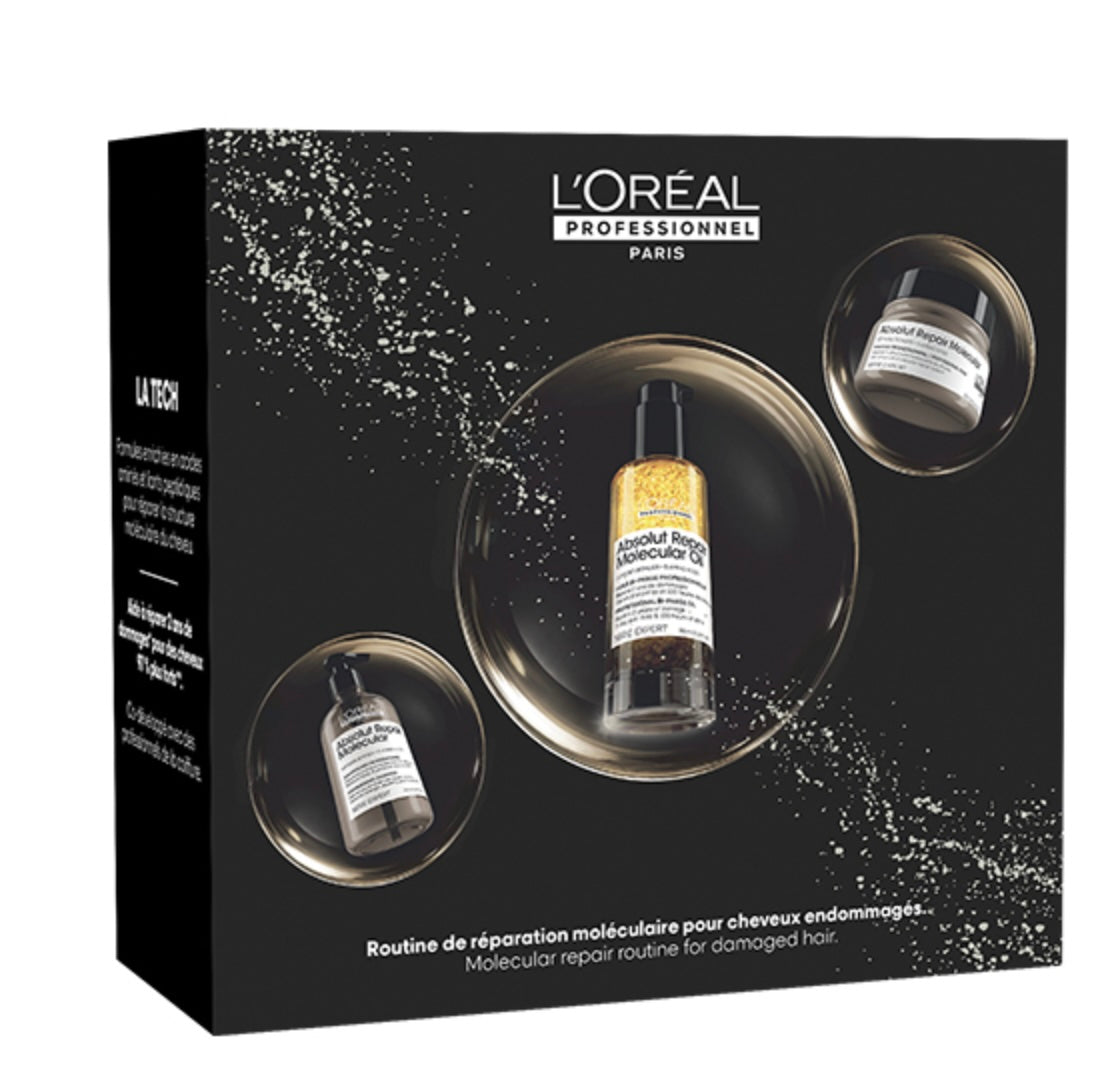 L'Oreal Professionnel - Serie Expert Absolut Repair Molecular Holiday Trio ($176 Retail Value)