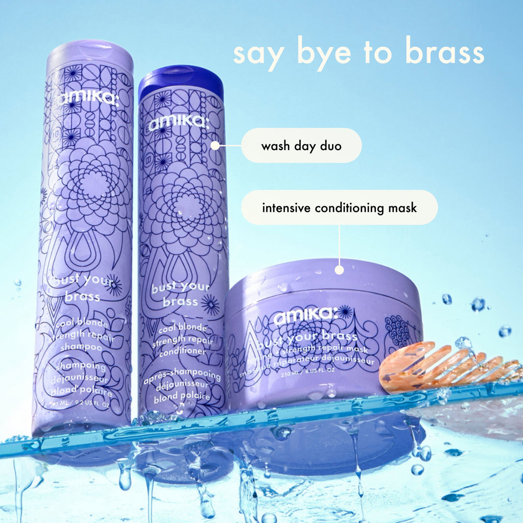 Amika AMIKA - "Bust Your Brass" Cool Blonde Repair Shampoo - photo 9