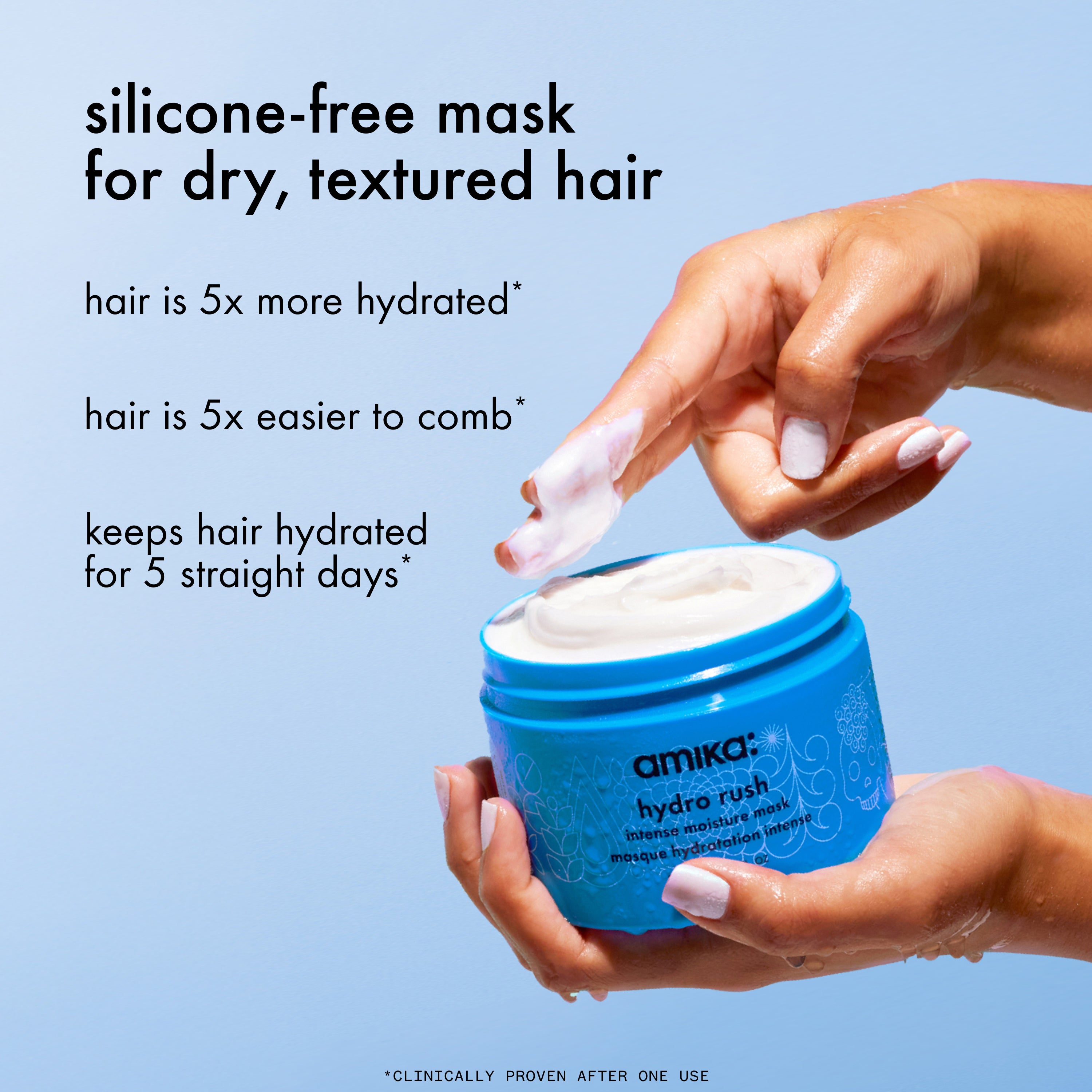 Amika AMIKA - "Hydro Rush" Intense Moisture Mask - photo 3