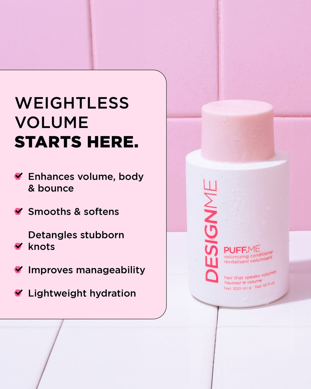 Design.Me DESIGNME - PUFF.ME Volumizing Conditioner 300ml - photo 2