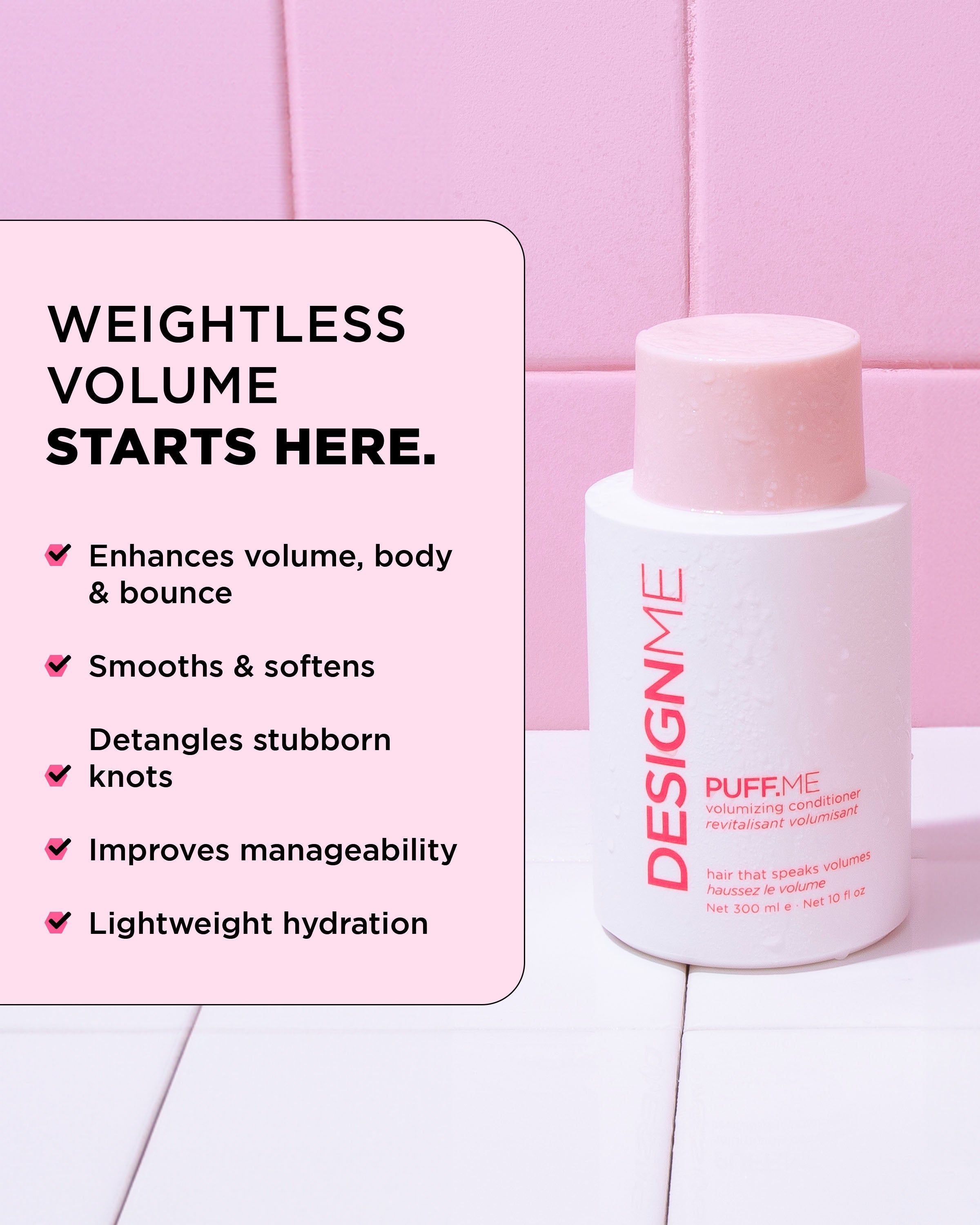 Design.Me DESIGNME - PUFF.ME Volumizing Conditioner 300ml - photo 2