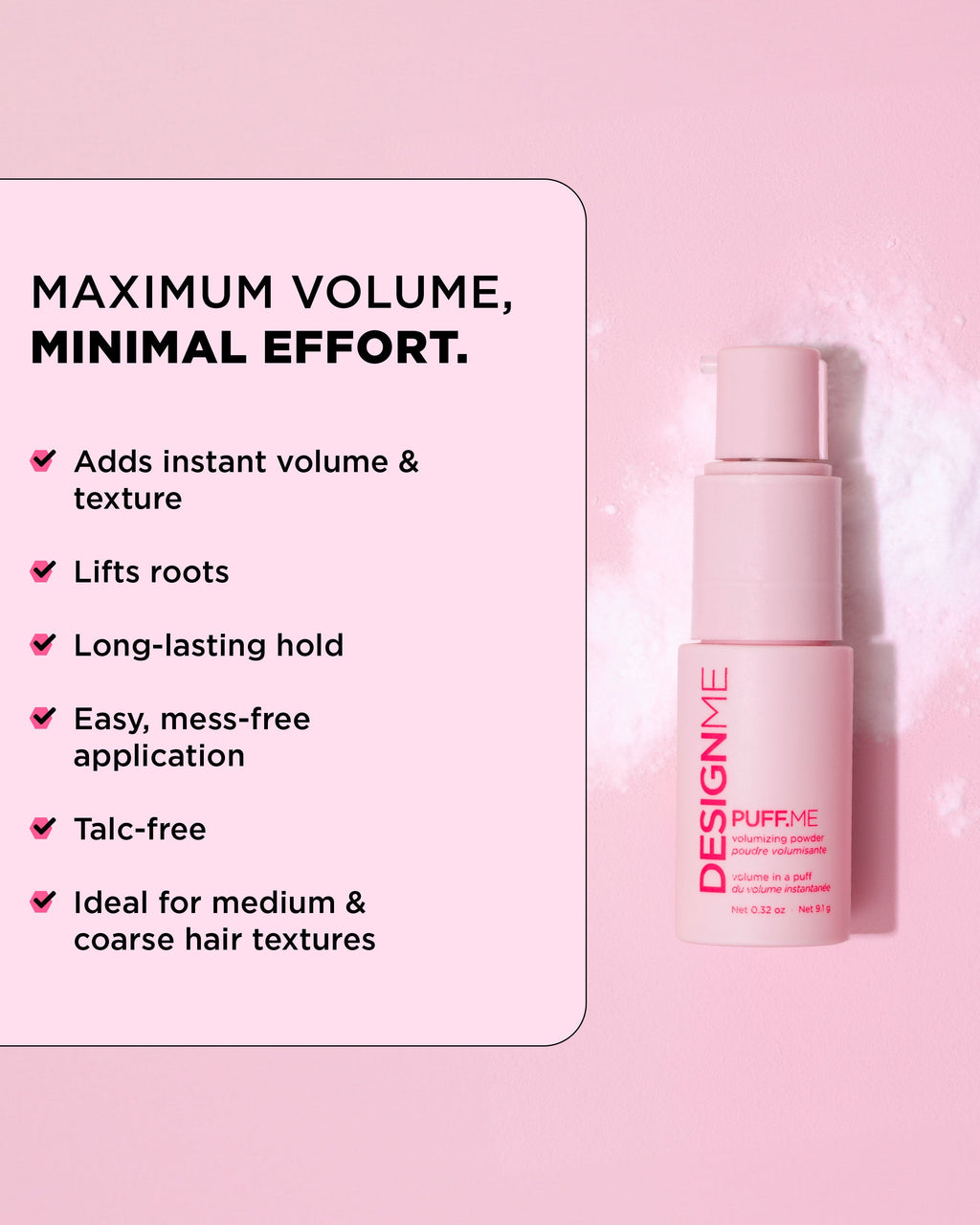 Design.Me DESIGNME - PUFF.ME Volumizing Powder - photo 3