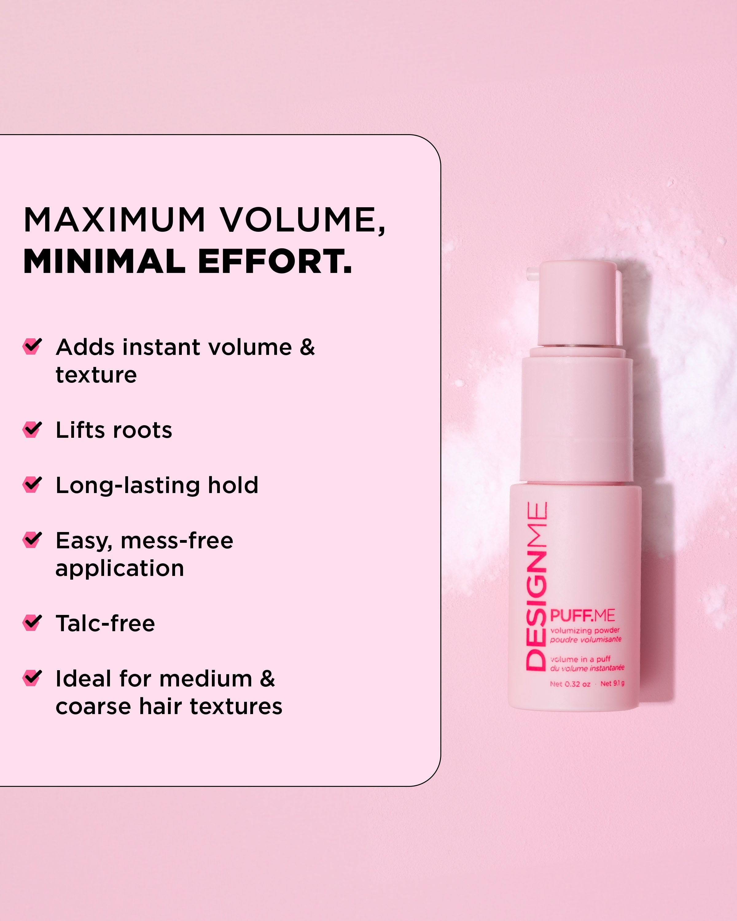 Design.Me DESIGNME - PUFF.ME Volumizing Powder - photo 3