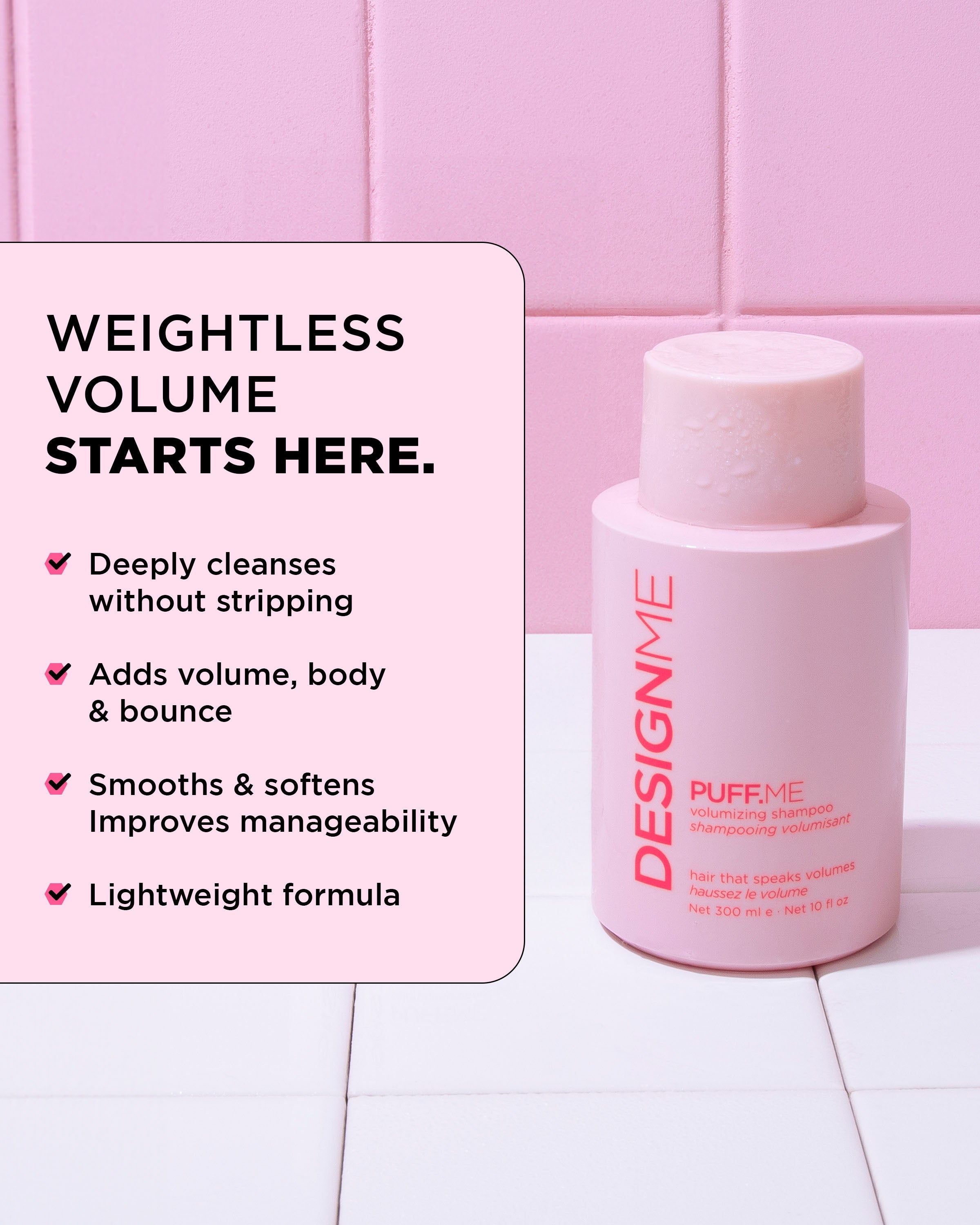 Design.Me DESIGNME - PUFF.ME Volumizing Shampoo 300ml - photo 2