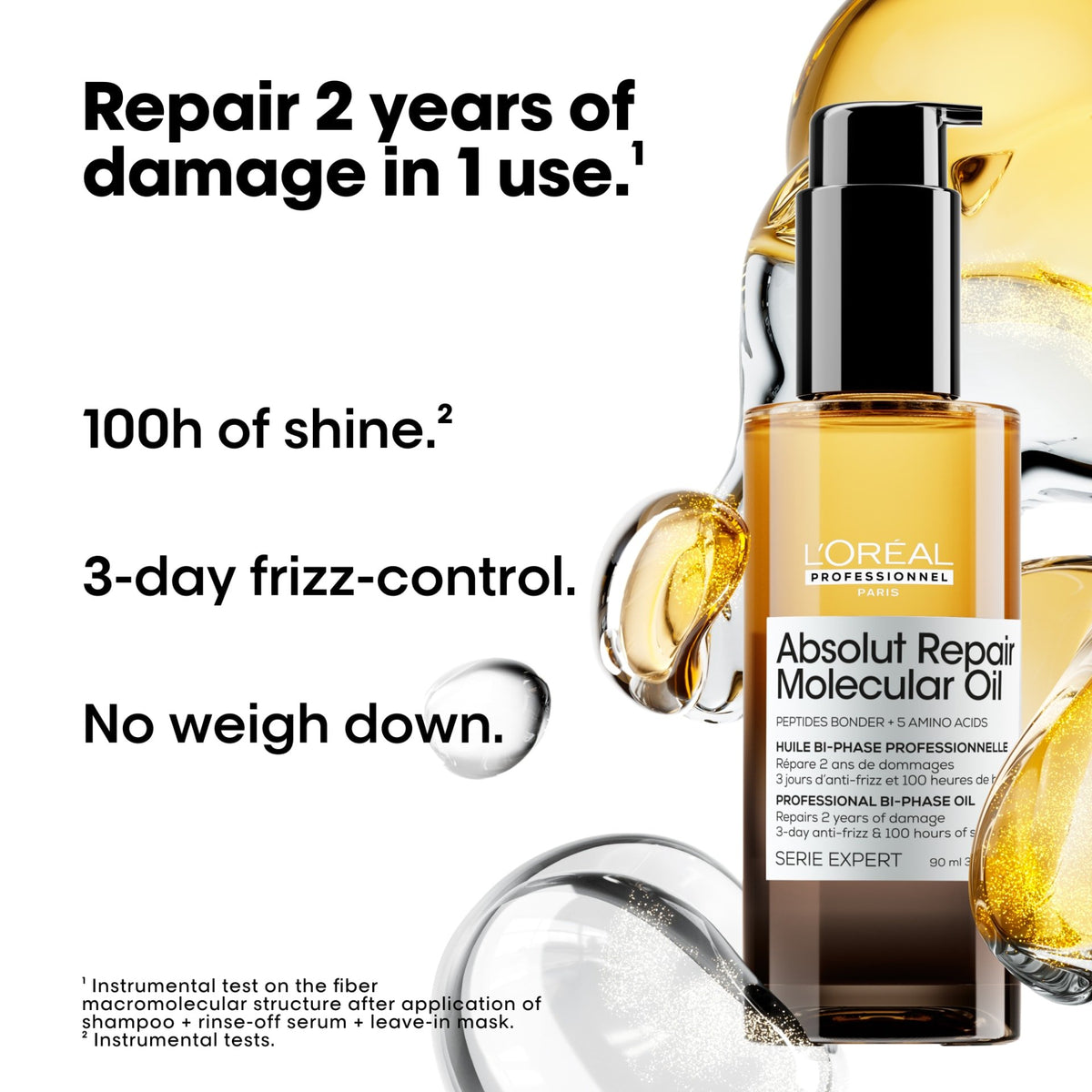L'Oréal Professionnel L’Oréal Professionnel – Absolut Repair Molecular Oil - photo 2