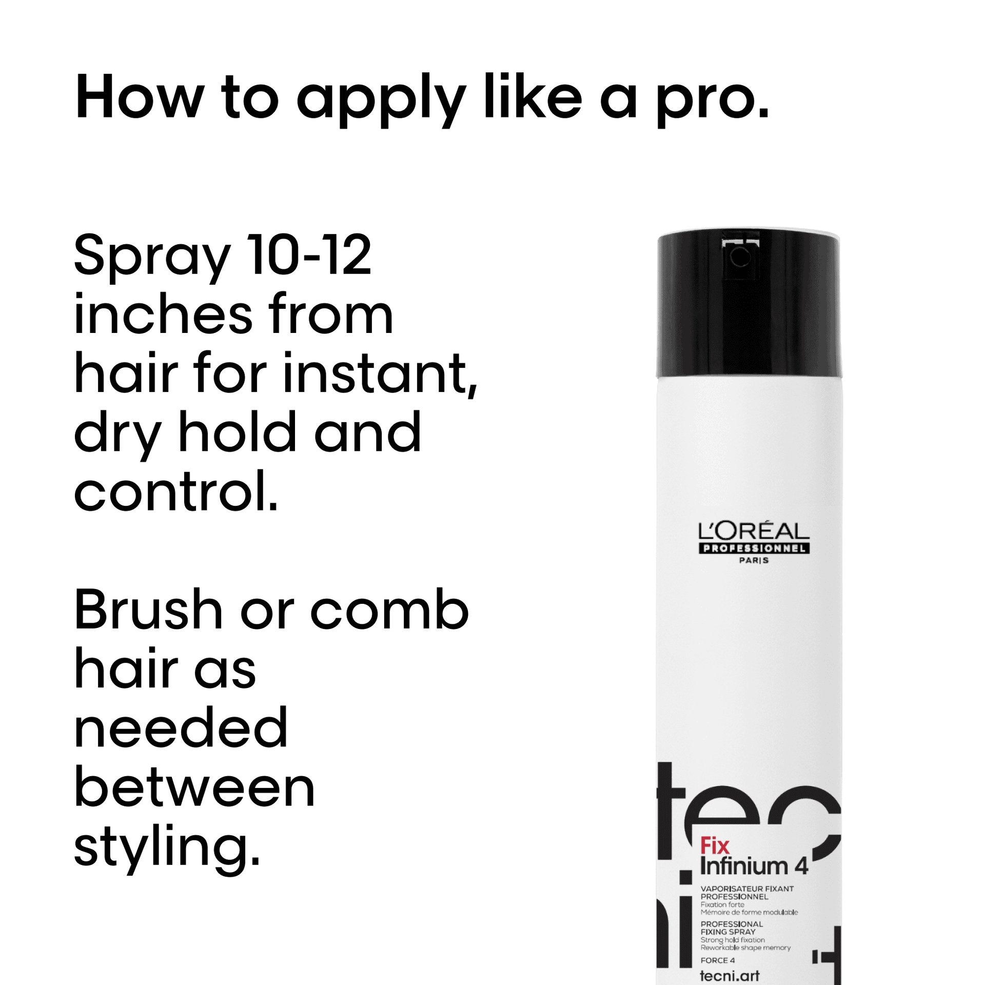 L'Oréal Professionnel L'Oréal Professionnel - Tecni.Art Infinium 4 Strong Hold Hairspray - photo 5